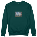 Gare Saint-Lazare Sweatshirt – Koyu Yeşil
