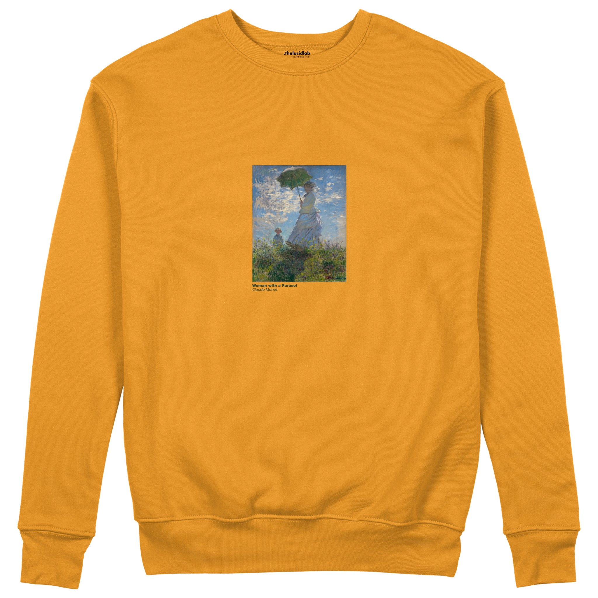 Woman with a Parasol Sweatshirt – Turuncu