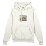Orchard with Cypresses Oversize Hoodie – Beyaz
