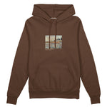 Orchard with Cypresses Oversize Hoodie – Kahverengi