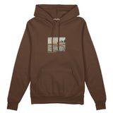 Orchard with Cypresses Oversize Hoodie – Kahverengi