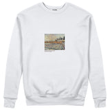 Orchard with Cypresses Sweatshirt – Beyaz