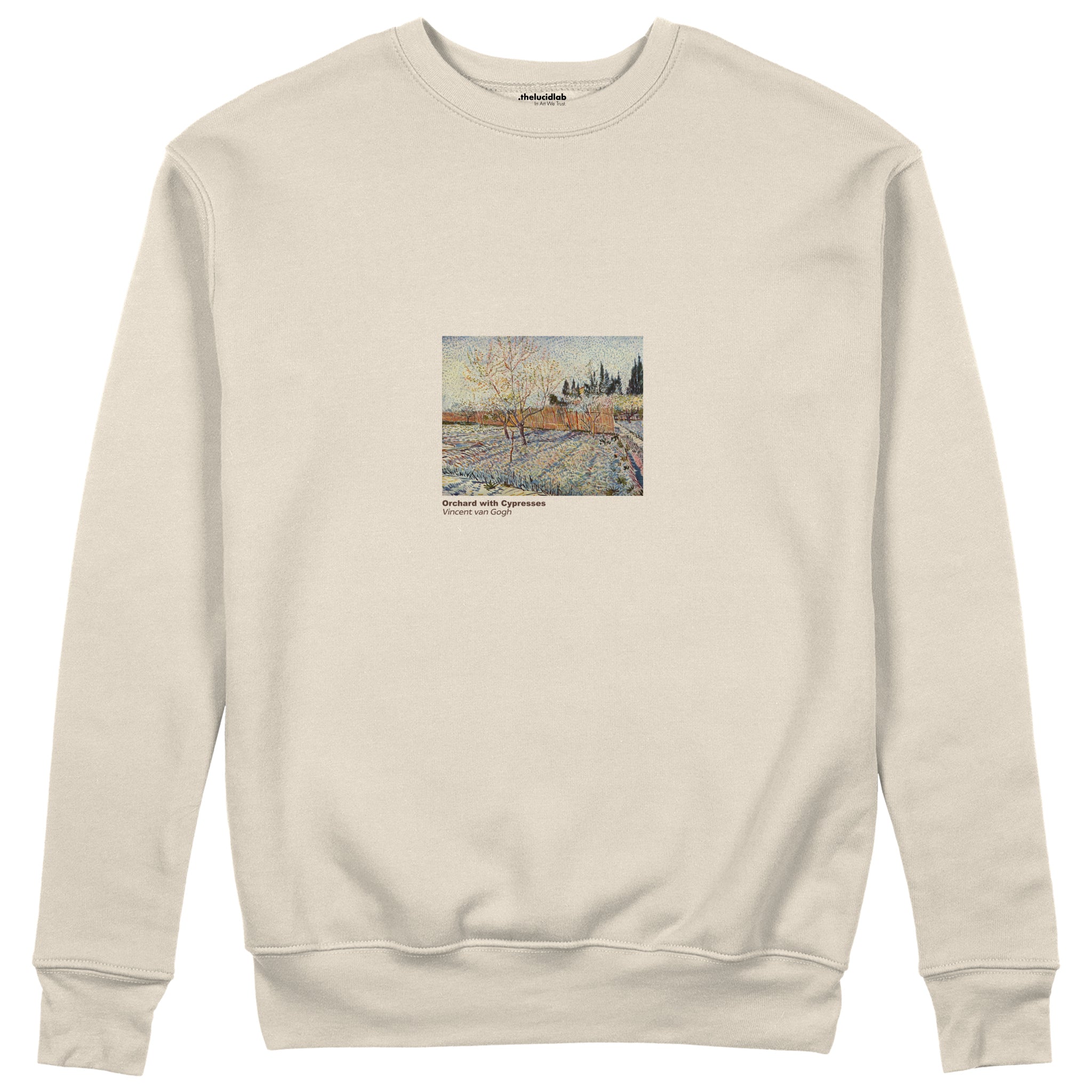 Orchard with Cypresses Sweatshirt – Bej