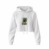 The Torment of Saint Anthony Crop Hoodie – Beyaz