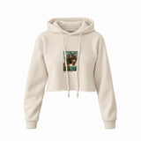 The Torment of Saint Anthony Crop Hoodie – Krem