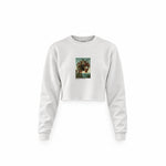 The Torment of Saint Anthony Crop Sweatshirt – Beyaz