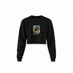 The Torment of Saint Anthony Crop Sweatshirt – Siyah