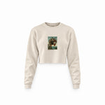 The Torment of Saint Anthony Crop Sweatshirt – Krem