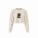 The Torment of Saint Anthony Crop Sweatshirt – Krem