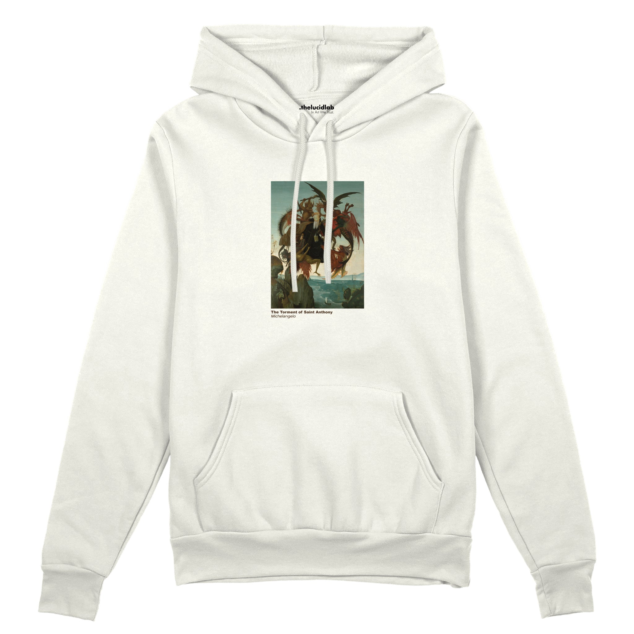 The Torment of Saint Anthony Oversize Hoodie – Beyaz