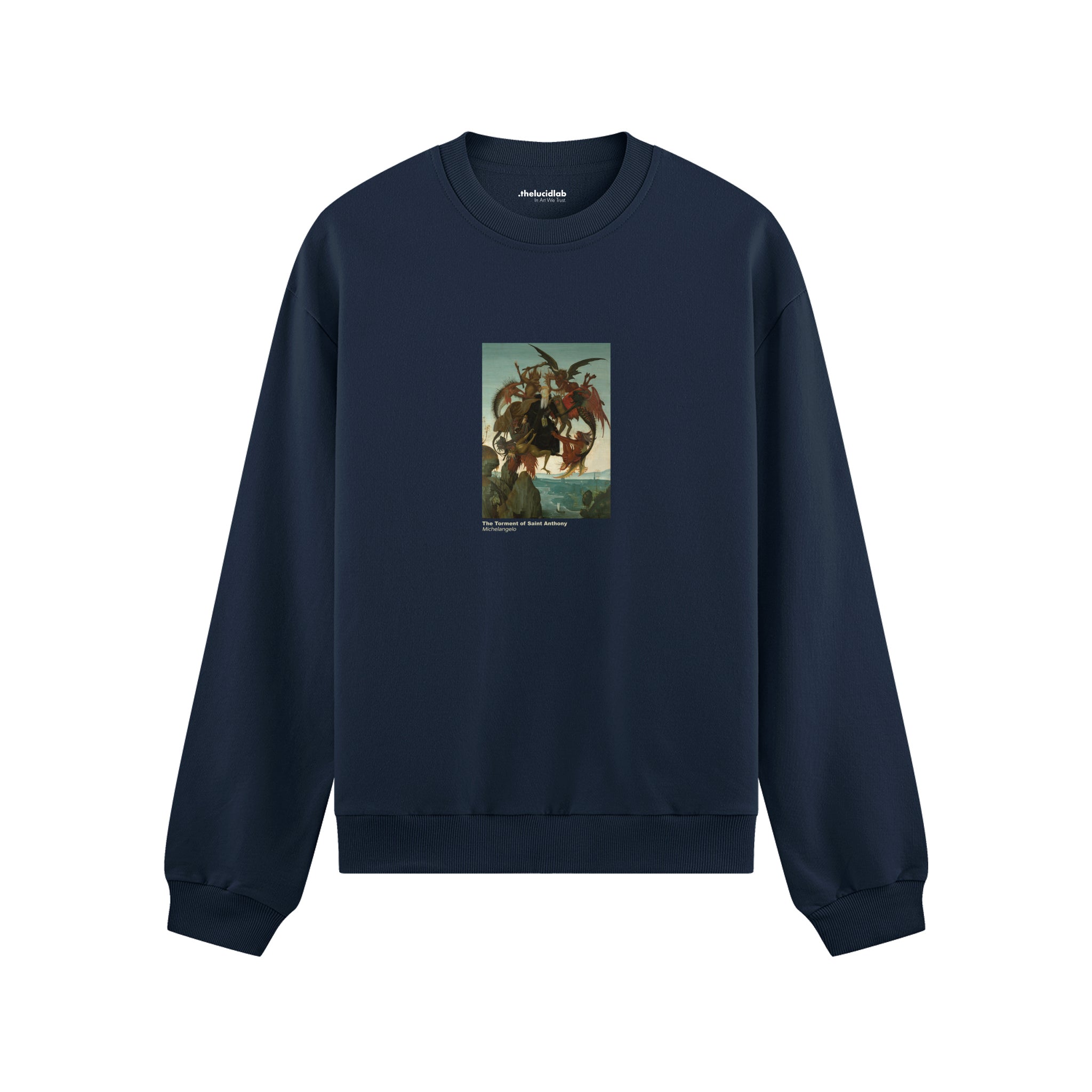 The Torment of Saint Anthony Oversize Sweatshirt – Lacivert