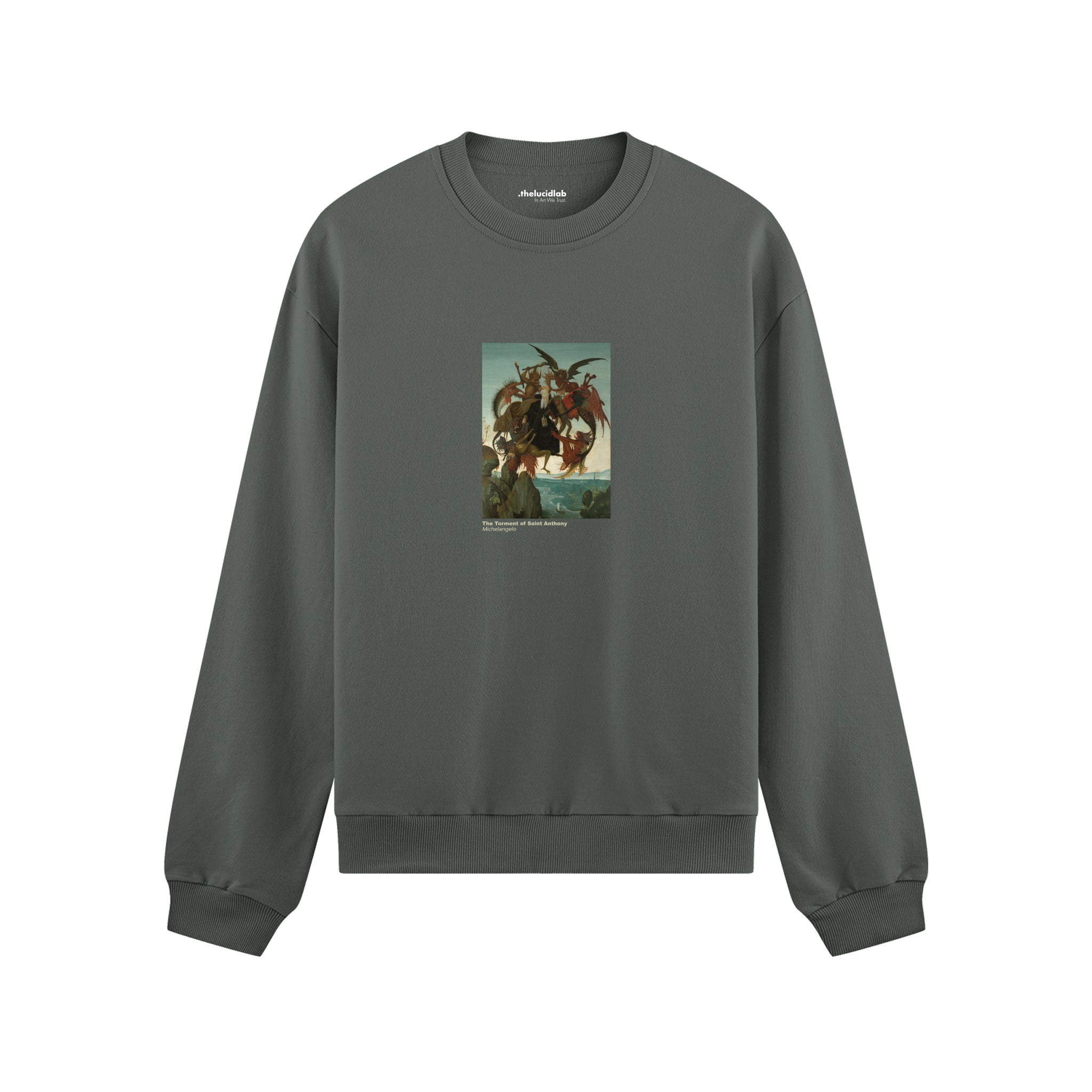 The Torment of Saint Anthony Oversize Sweatshirt – Antrasit