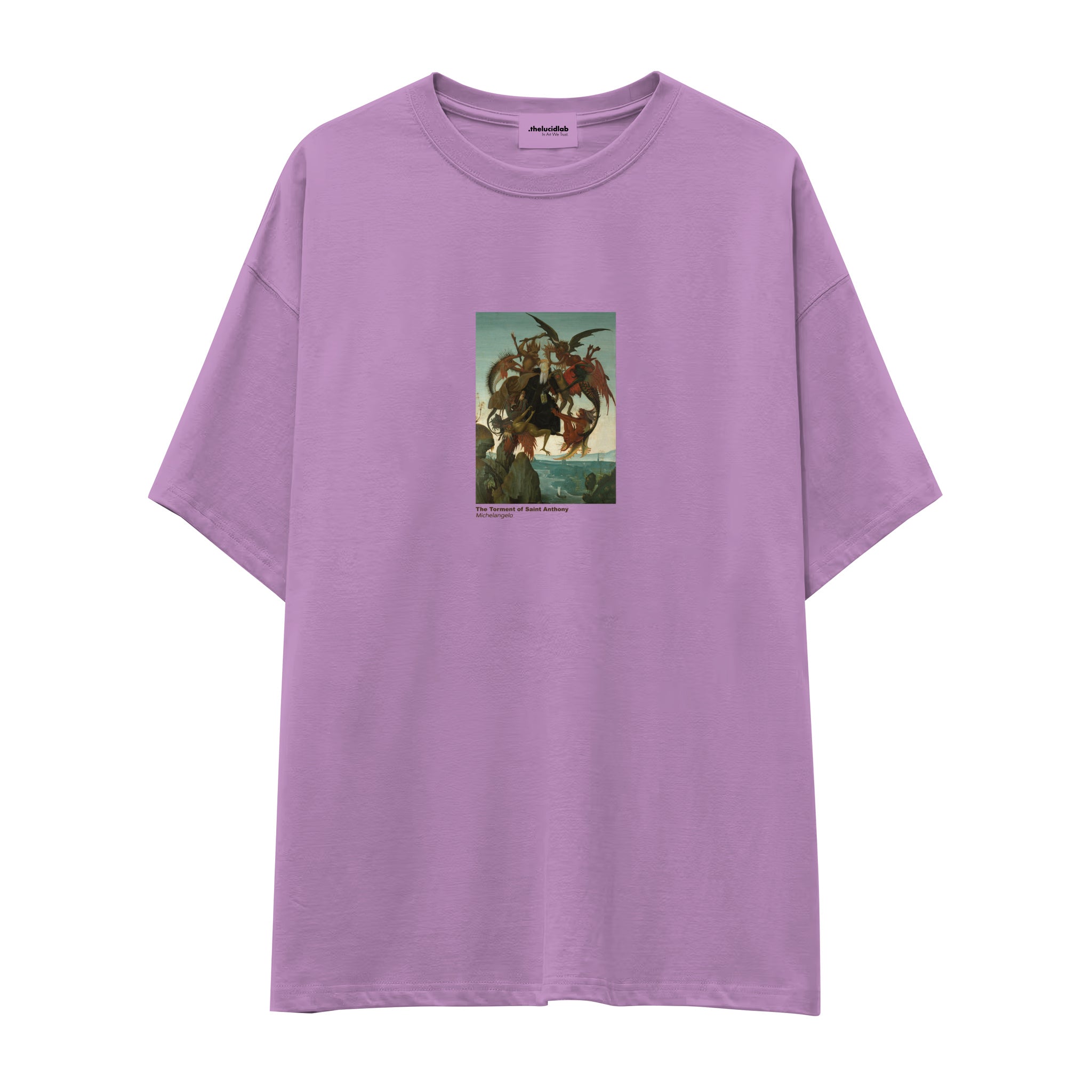 The Torment of Saint Anthony Oversize Tişört – Lila