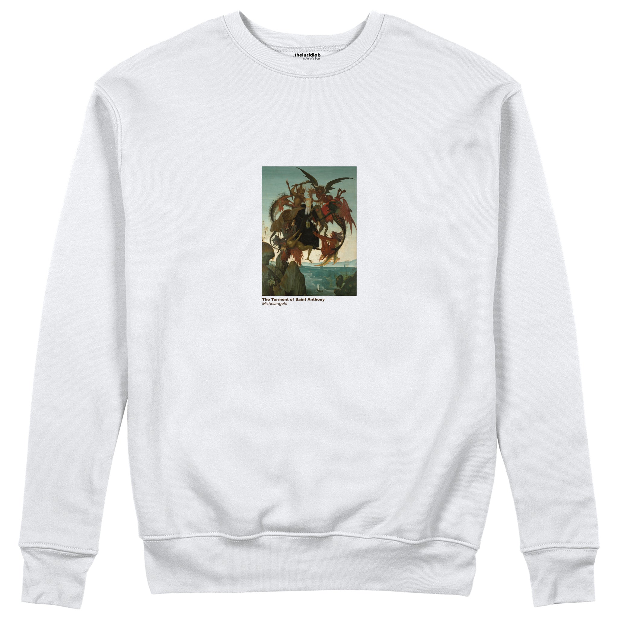 The Torment of Saint Anthony Sweatshirt – Beyaz