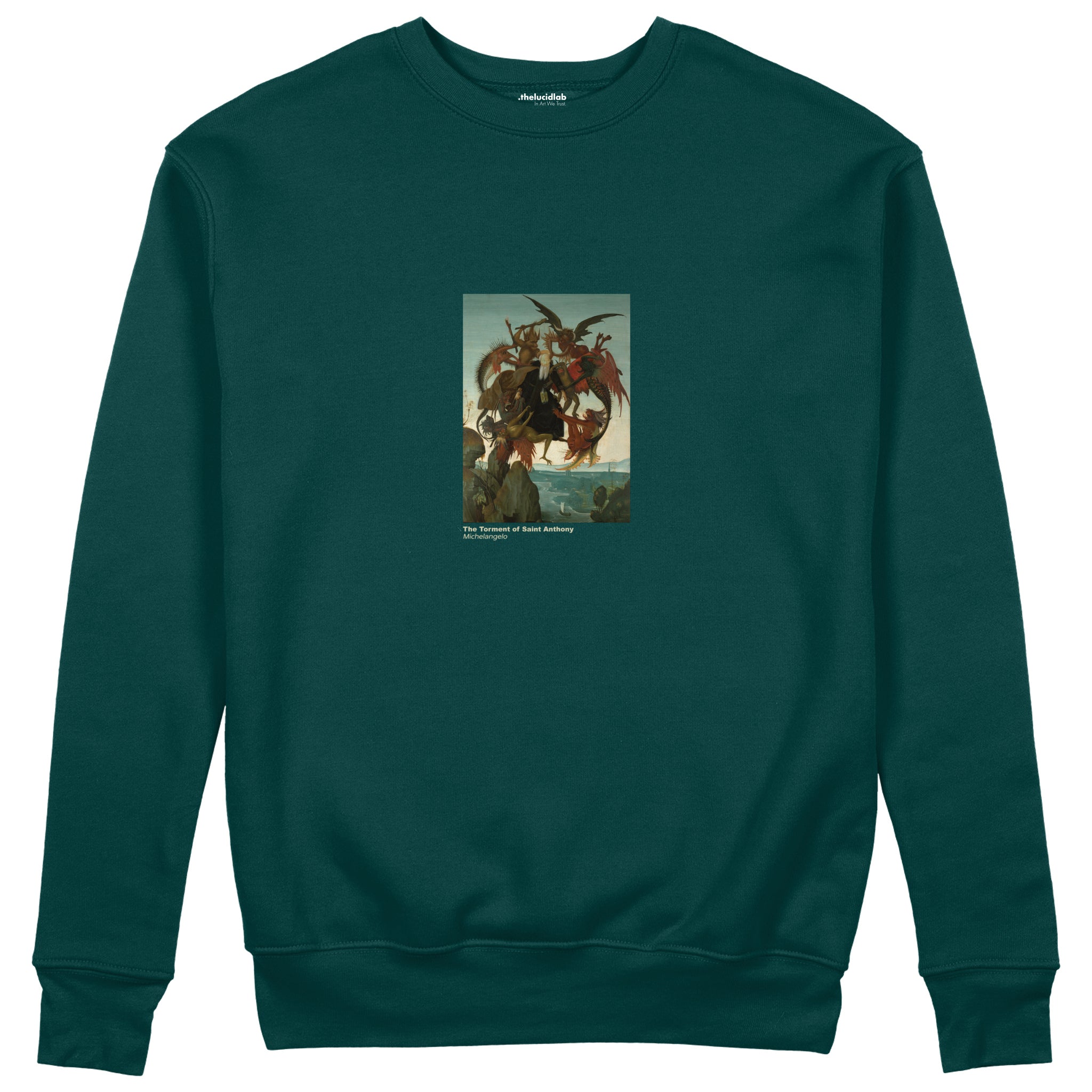 The Torment of Saint Anthony Sweatshirt – Koyu Yeşil