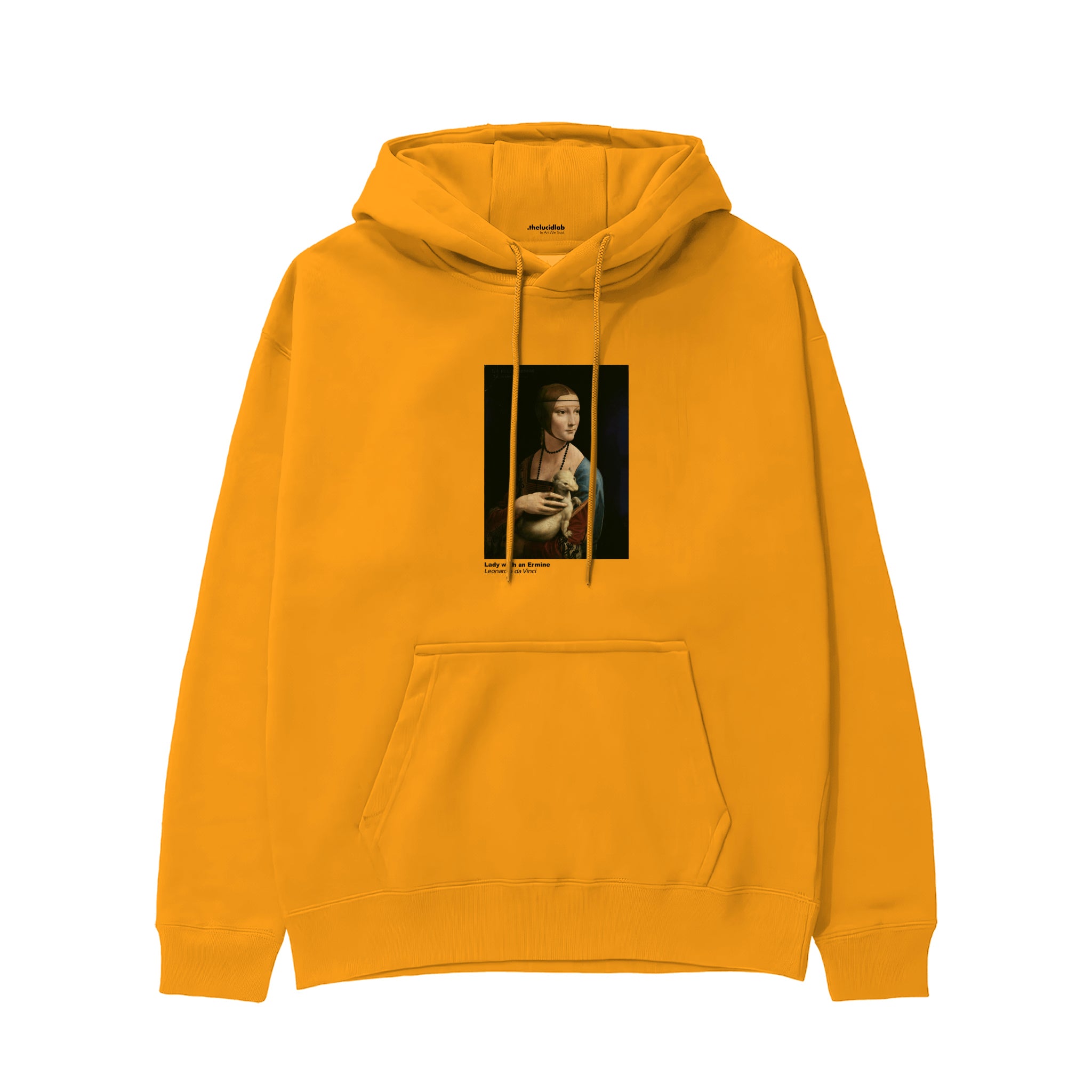 Lady with an Ermine Hoodie – Turuncu