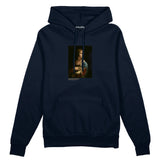 Lady with an Ermine Oversize Hoodie – Lacivert