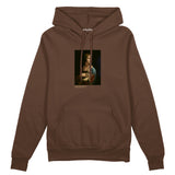 Lady with an Ermine Oversize Hoodie – Kahverengi