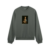 Lady with an Ermine Oversize Sweatshirt – Antrasit