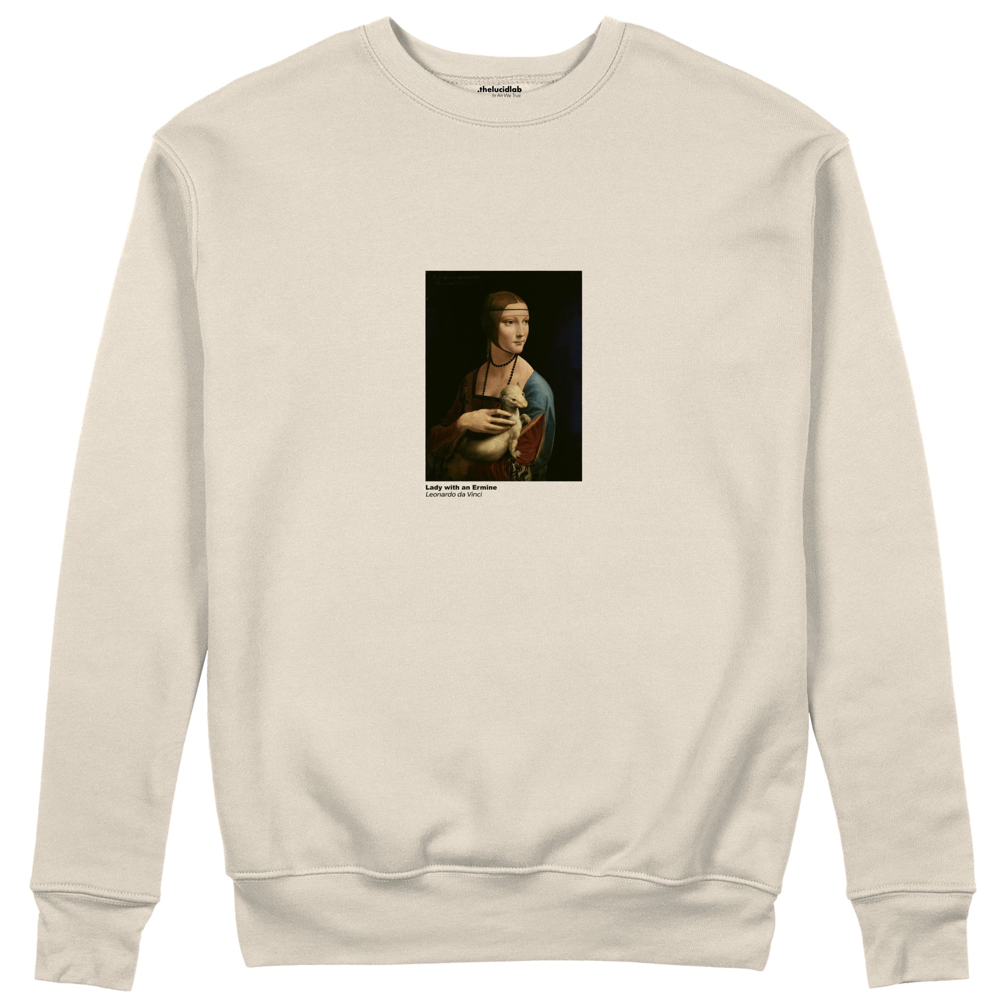 Lady with an Ermine Sweatshirt – Bej