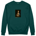 Lady with an Ermine Sweatshirt – Koyu Yeşil