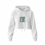Church in Cassone Crop Hoodie – Beyaz
