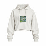 Church in Cassone Oversize Crop Hoodie – Beyaz
