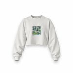 Church in Cassone Oversize Crop Sweatshirt – Beyaz
