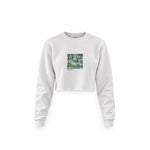 Church in Cassone Crop Sweatshirt – Beyaz