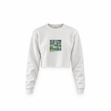 Church in Cassone Crop Sweatshirt – Beyaz