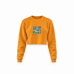Church in Cassone Crop Sweatshirt – Turuncu