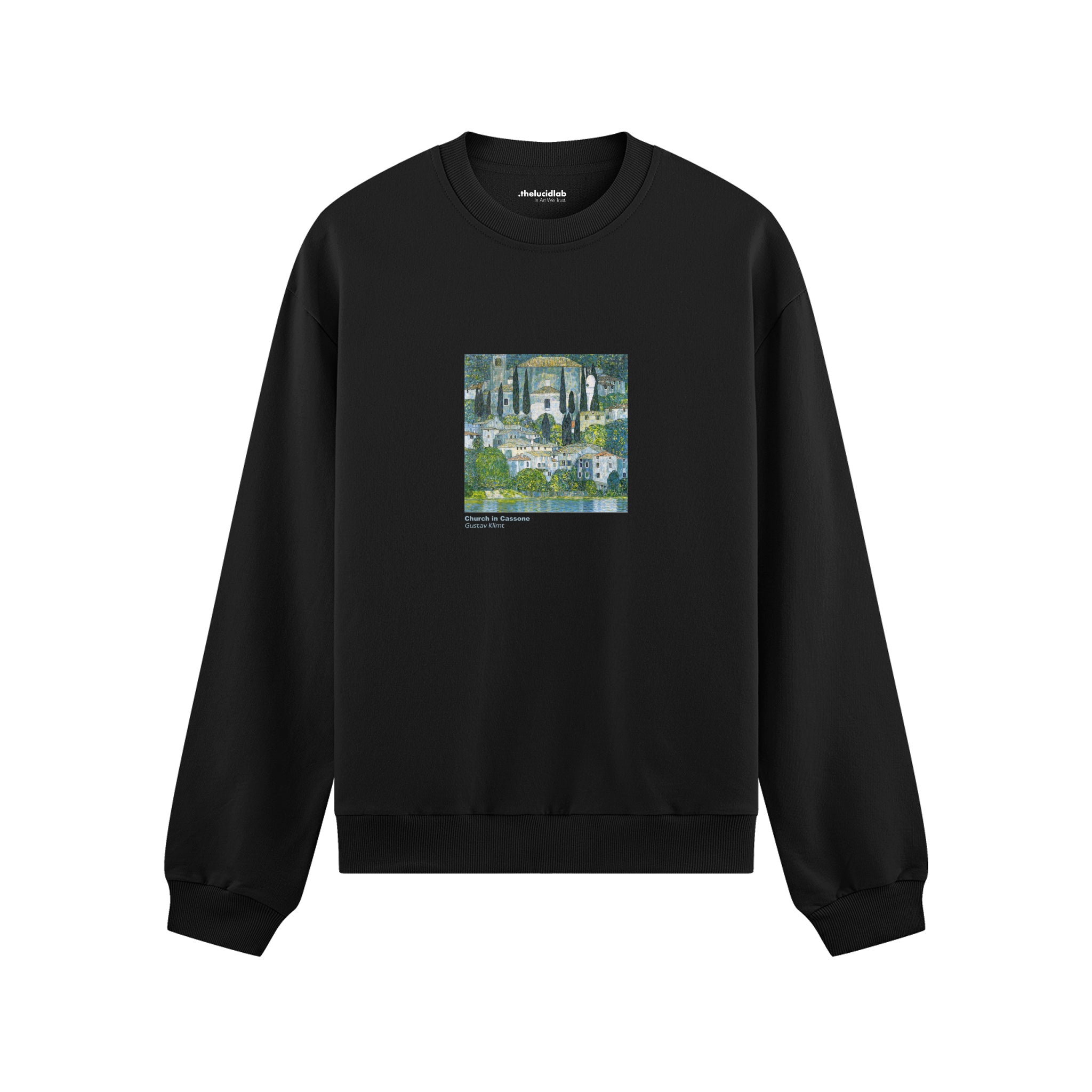 Church in Cassone Oversize Sweatshirt – Siyah