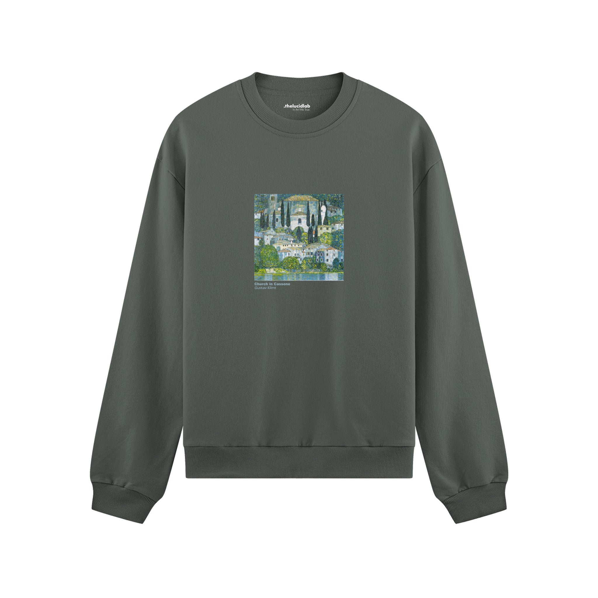 Church in Cassone Oversize Sweatshirt – Antrasit