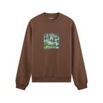 Church in Cassone Oversize Sweatshirt – Kahverengi