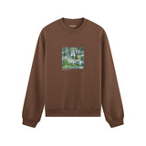 Church in Cassone Oversize Sweatshirt – Kahverengi