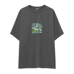 Church in Cassone Oversize Tişört – Antrasit