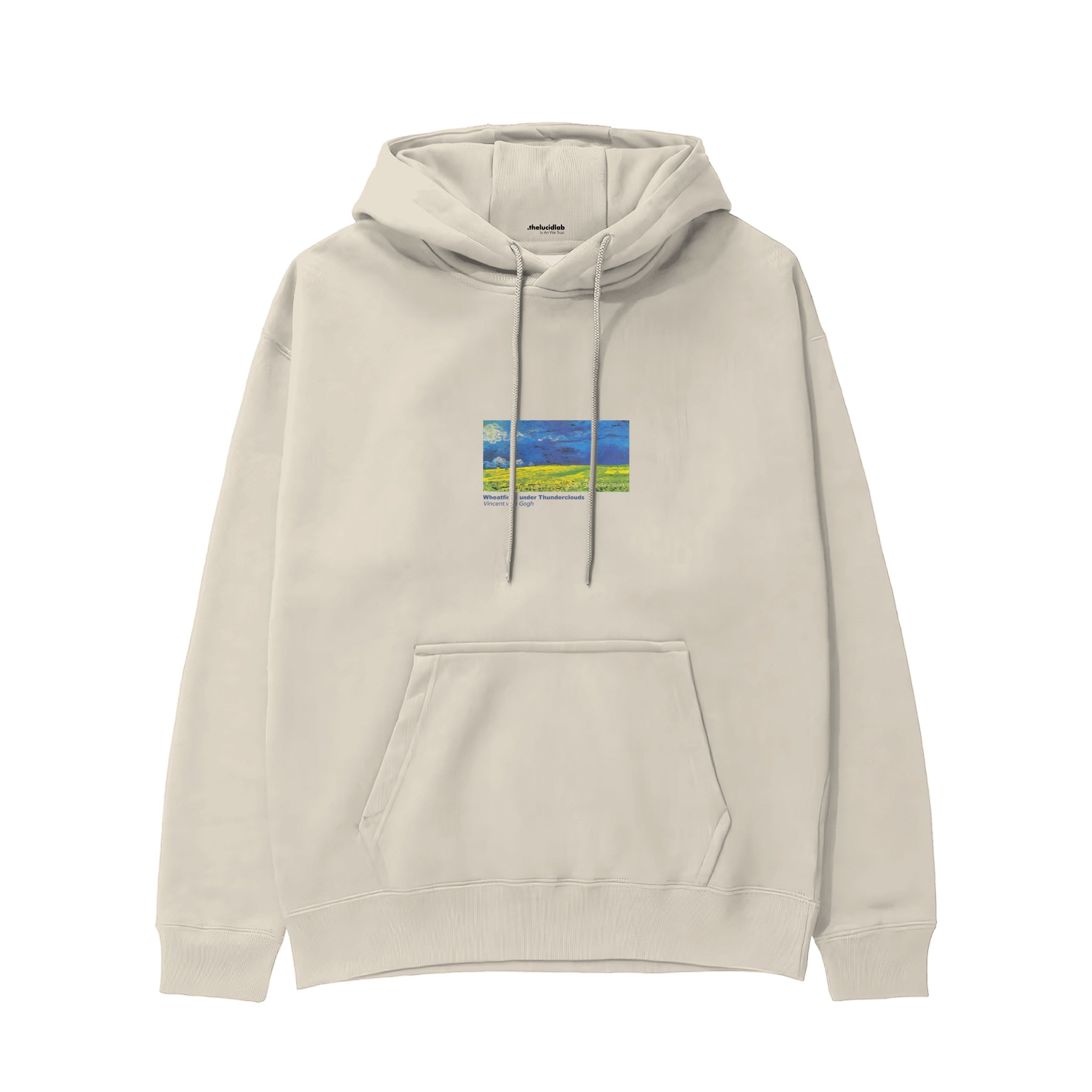 Wheatfield under Thunderclouds Hoodie – Krem