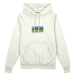 Wheatfield under Thunderclouds Oversize Hoodie – Beyaz