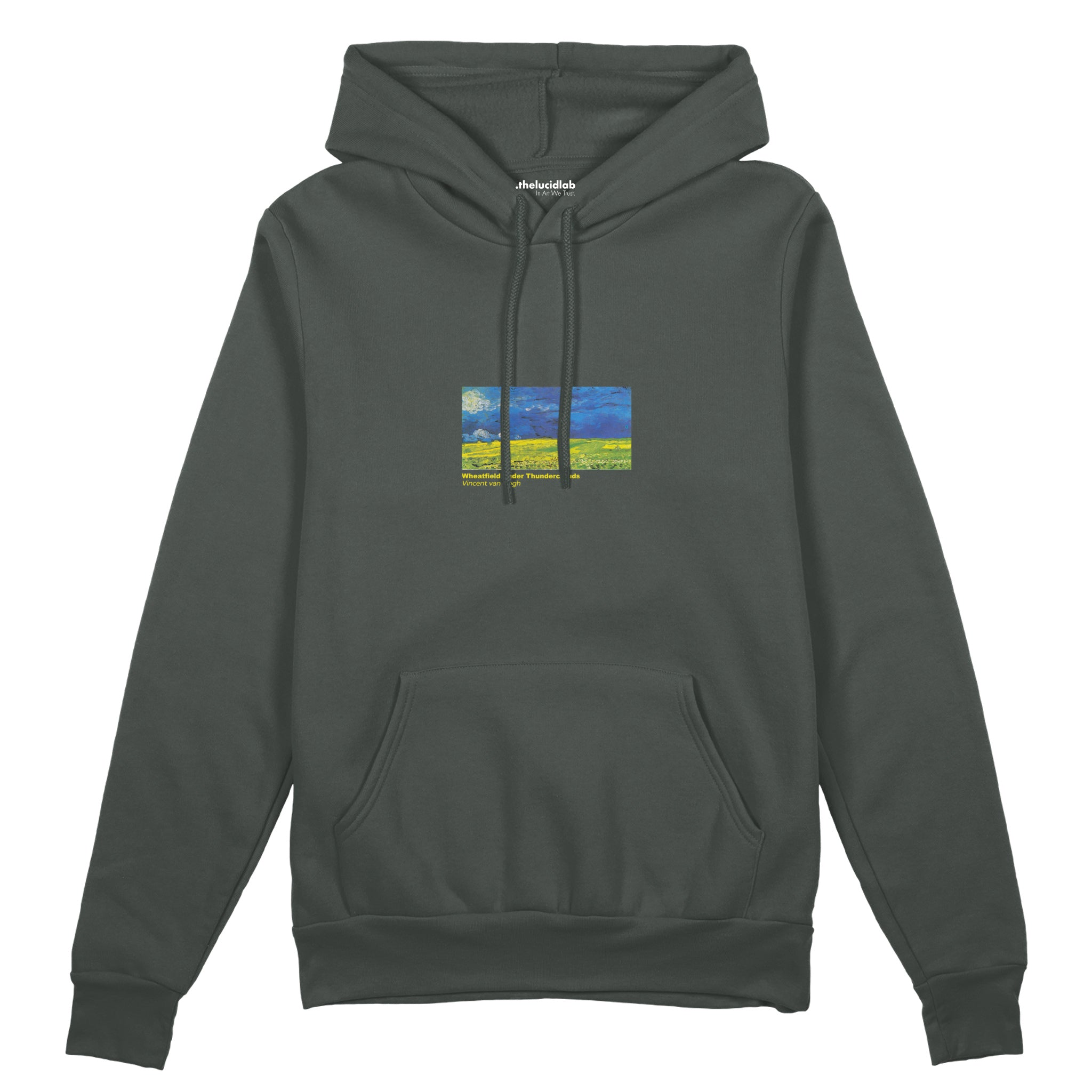 Wheatfield under Thunderclouds Oversize Hoodie – Antrasit