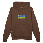 Wheatfield under Thunderclouds Oversize Hoodie – Kahverengi