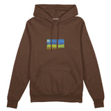 Wheatfield under Thunderclouds Oversize Hoodie – Kahverengi