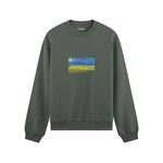 Wheatfield under Thunderclouds Oversize Sweatshirt – Antrasit