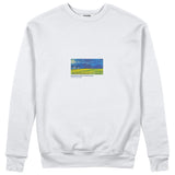Wheatfield under Thunderclouds Sweatshirt – Beyaz