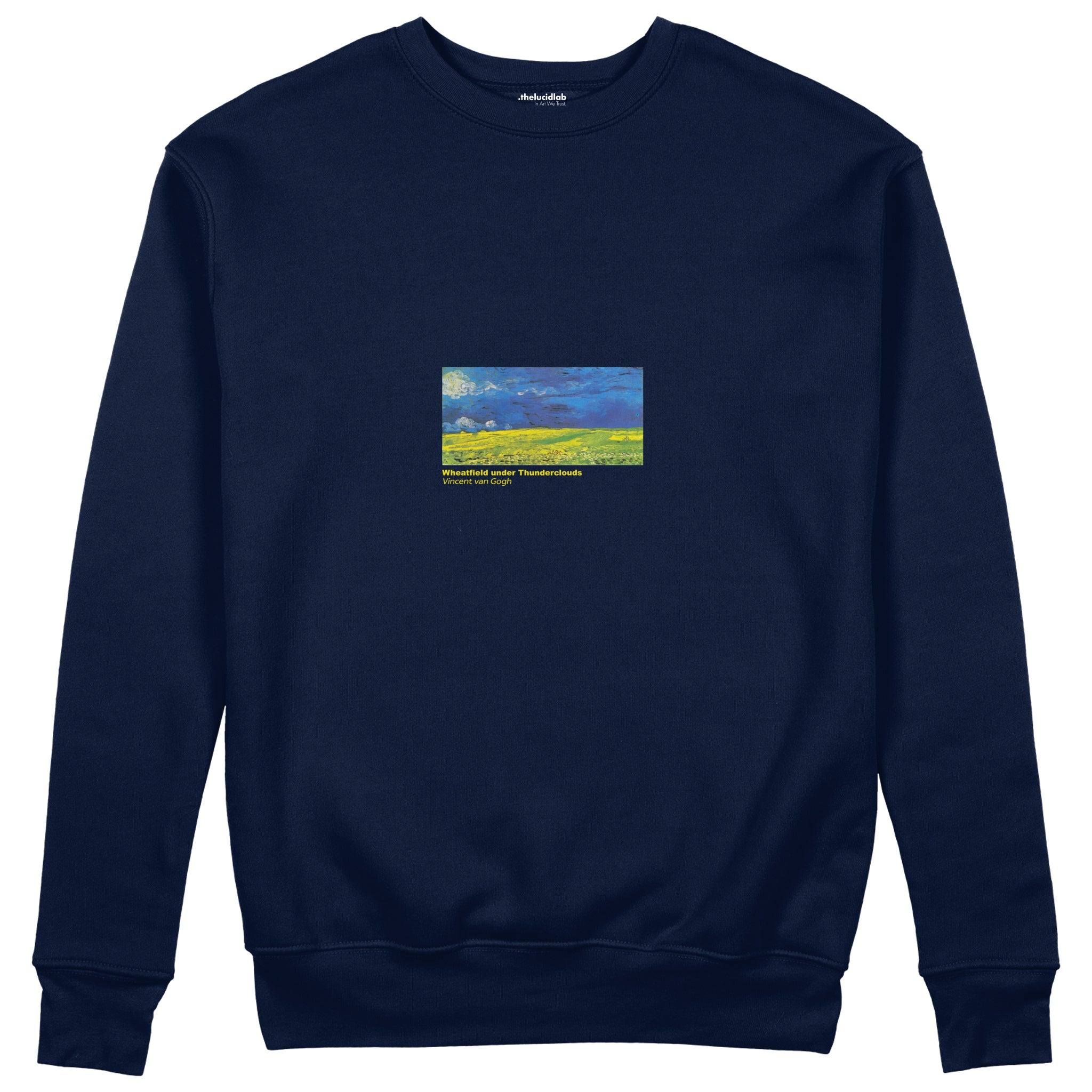 Wheatfield under Thunderclouds Sweatshirt – Lacivert