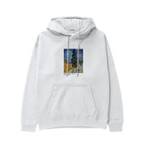 Road with Cypress and Star Hoodie – Beyaz
