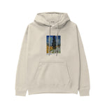 Road with Cypress and Star Hoodie – Krem