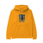 Road with Cypress and Star Hoodie – Turuncu