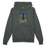 Road with Cypress and Star Oversize Hoodie – Antrasit