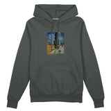 Road with Cypress and Star Oversize Hoodie – Antrasit