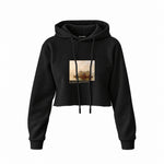 Fur Traders Descending the Missouri Crop Hoodie – Siyah